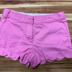 Crewcuts High Waist Pink Scalloped Shorts